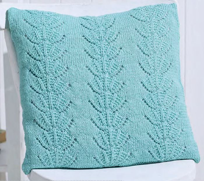 Lacy Cushion by Sian Brown Knitwear Design